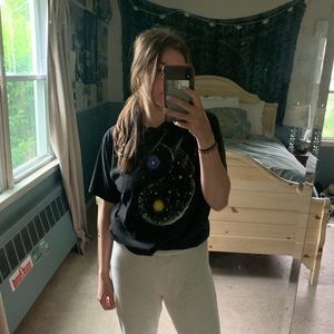 UNIF Black Galaxy Yin-Yang Tee